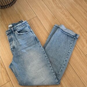 A&F curve-love dad jeans